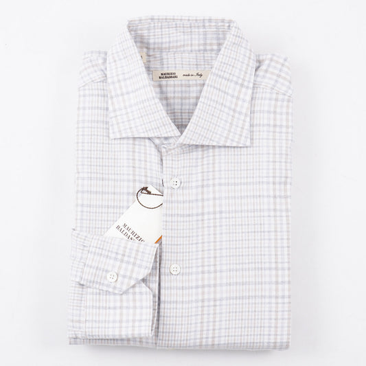 Maurizio Baldassari Soft Flannel Cotton Shirt - Top Shelf Apparel