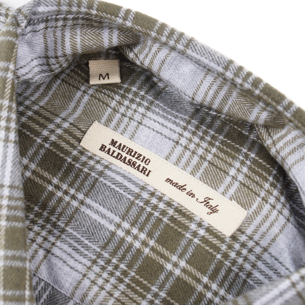 Maurizio Baldassari Soft Flannel Cotton Shirt - Top Shelf Apparel