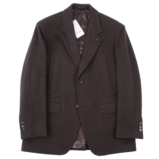 Lardini Soft Wool-Silk-Cashmere Coat - Top Shelf Apparel