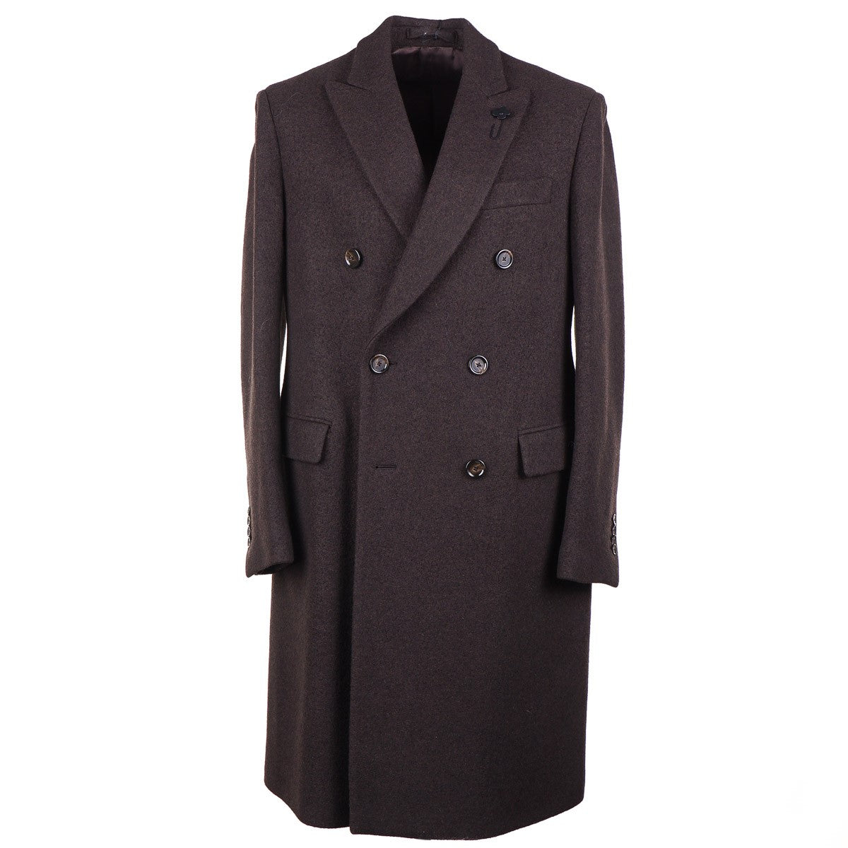 Lardini Soft Wool-Silk-Cashmere Overcoat - Top Shelf Apparel