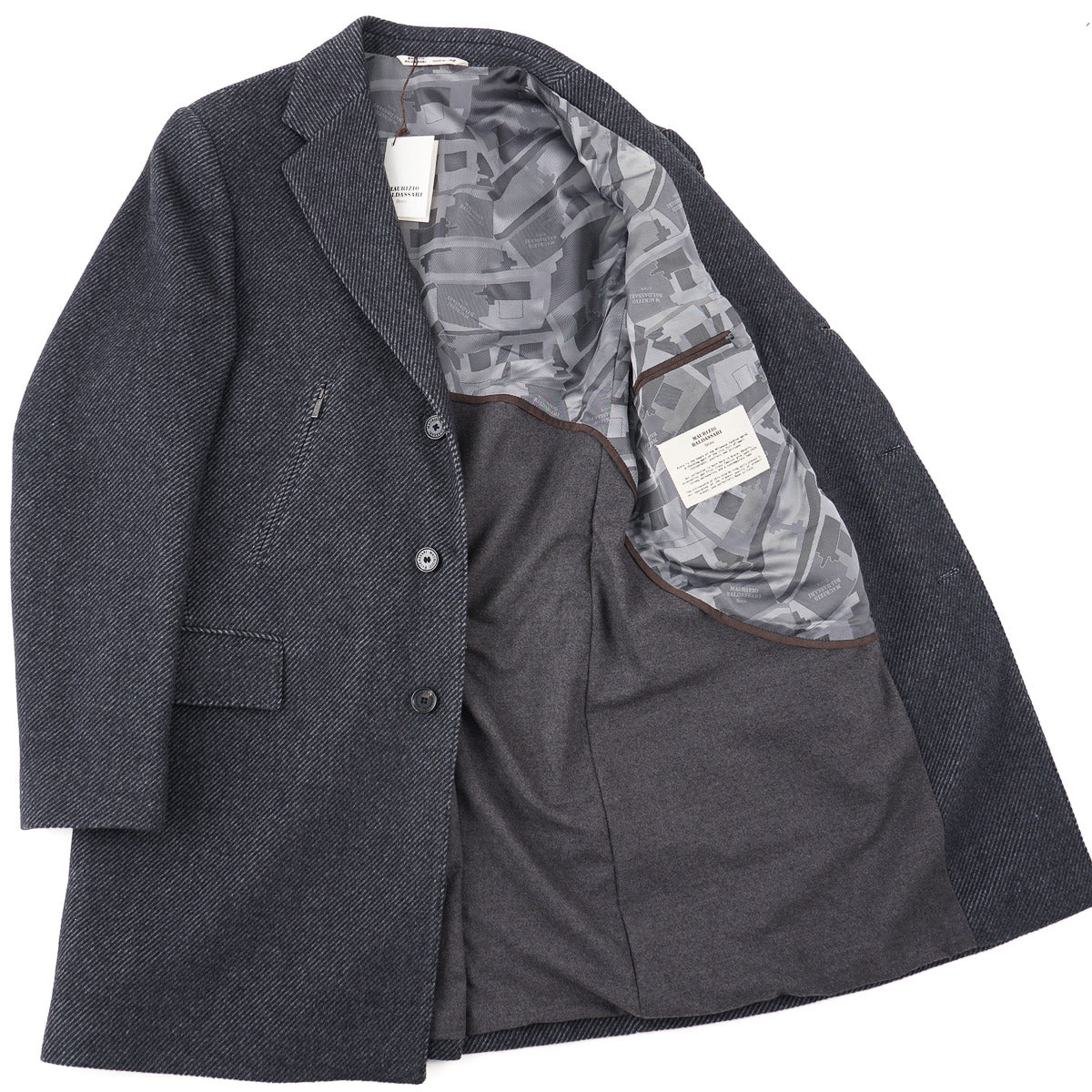 Maurizio Baldassari Cashmere City Coat - Top Shelf Apparel