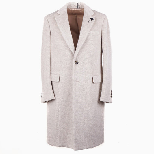 Lardini Plush Alpaca and Wool Overcoat - Top Shelf Apparel