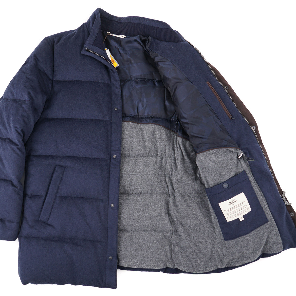 Maurizio Baldassari Cashmere Goose Down Parka - Top Shelf Apparel