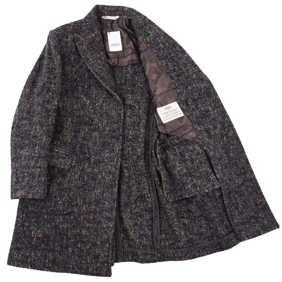 Maurizio Baldassari Wool and Baby Alpaca Coat - Top Shelf Apparel