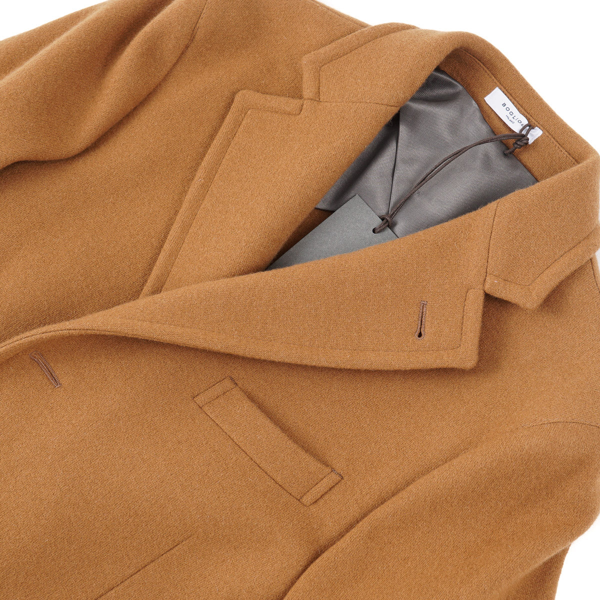 Boglioli Jersey Flannel Cashmere Overcoat - Top Shelf Apparel