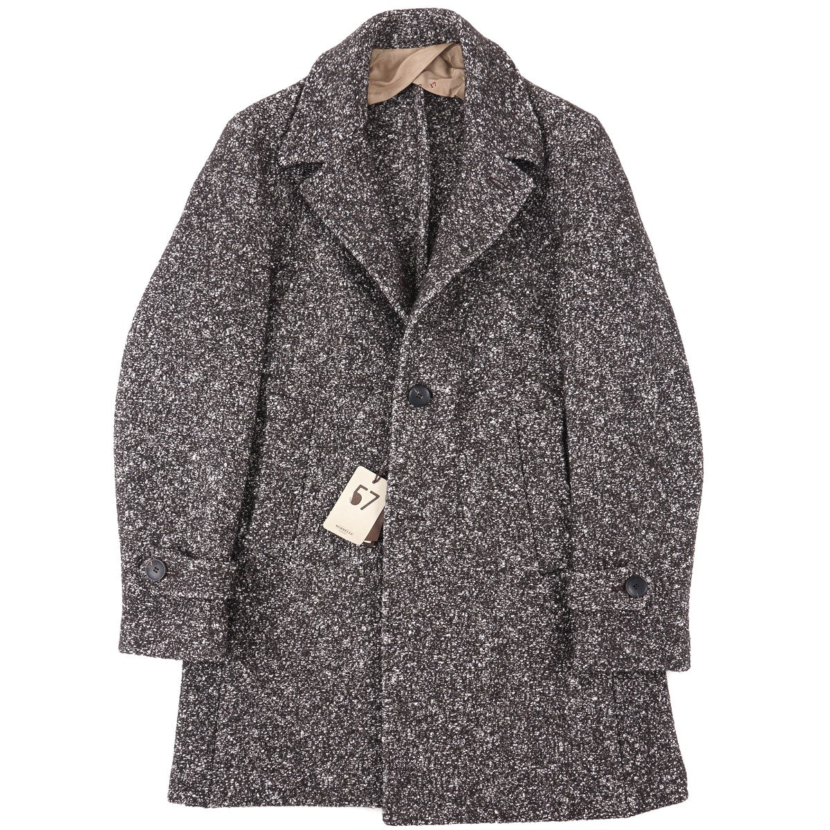 Borrelli Donegal Tweed Wool-Cotton Overcoat - Top Shelf Apparel