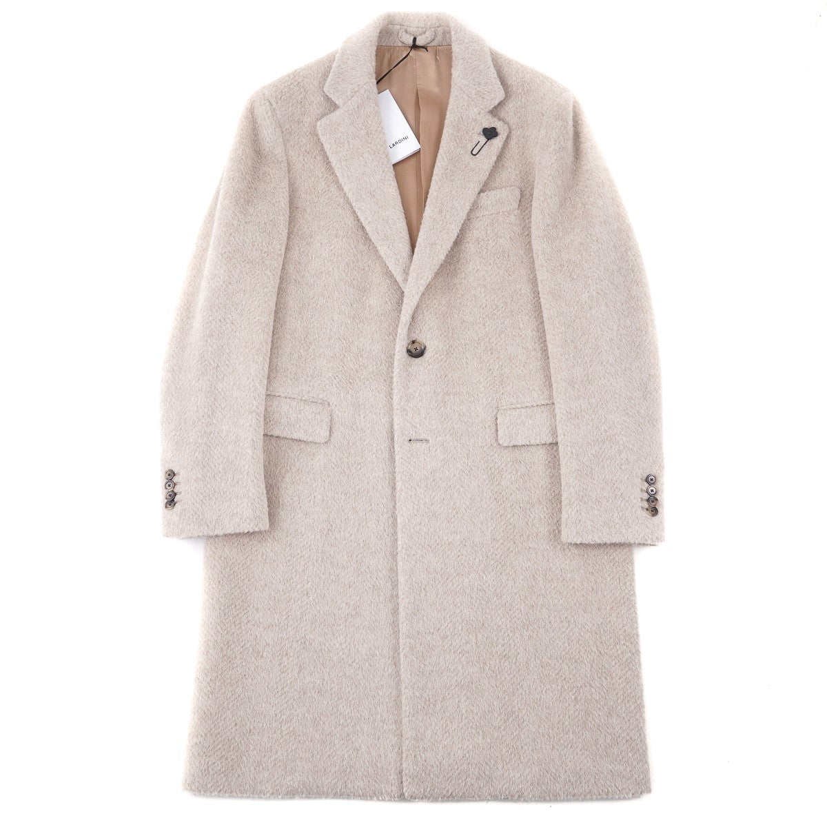 Lardini Plush Alpaca and Wool Overcoat - Top Shelf Apparel