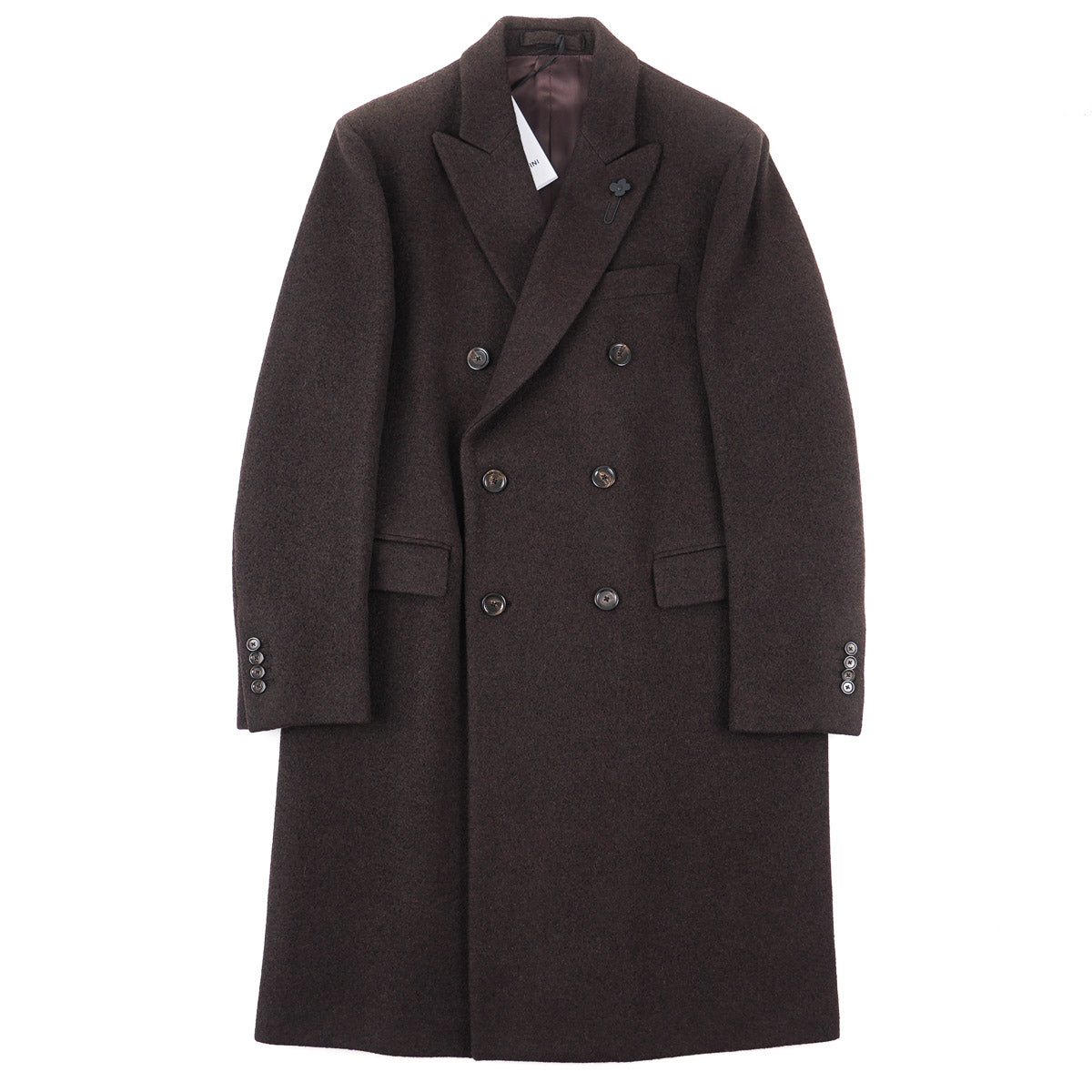 Lardini Soft Wool-Silk-Cashmere Overcoat - Top Shelf Apparel