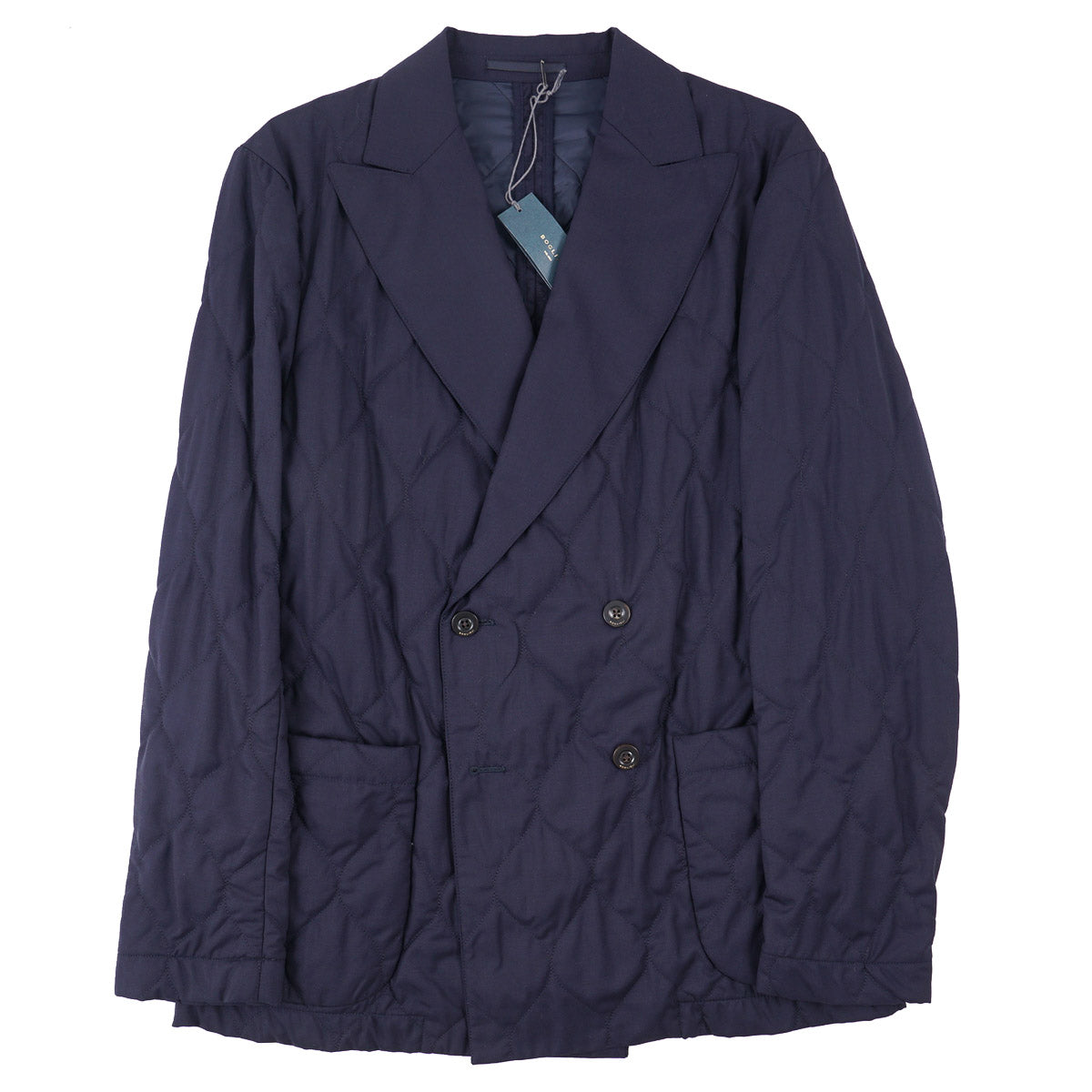 Boglioli Quilted Techno Wool Blazer