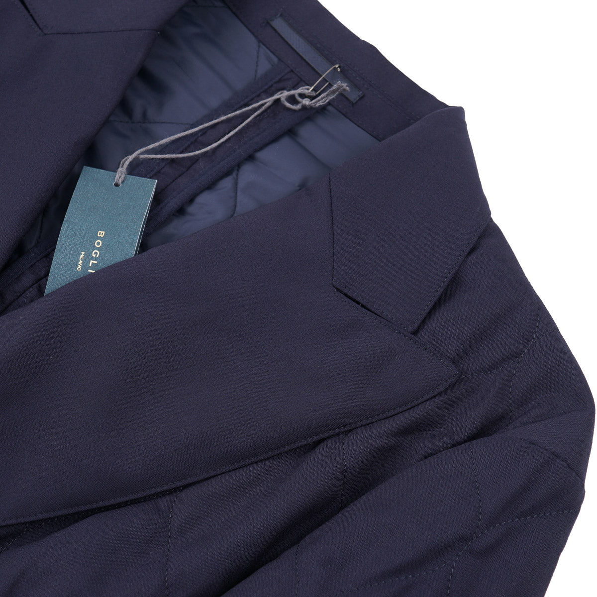 Boglioli Quilted Techno Wool Blazer