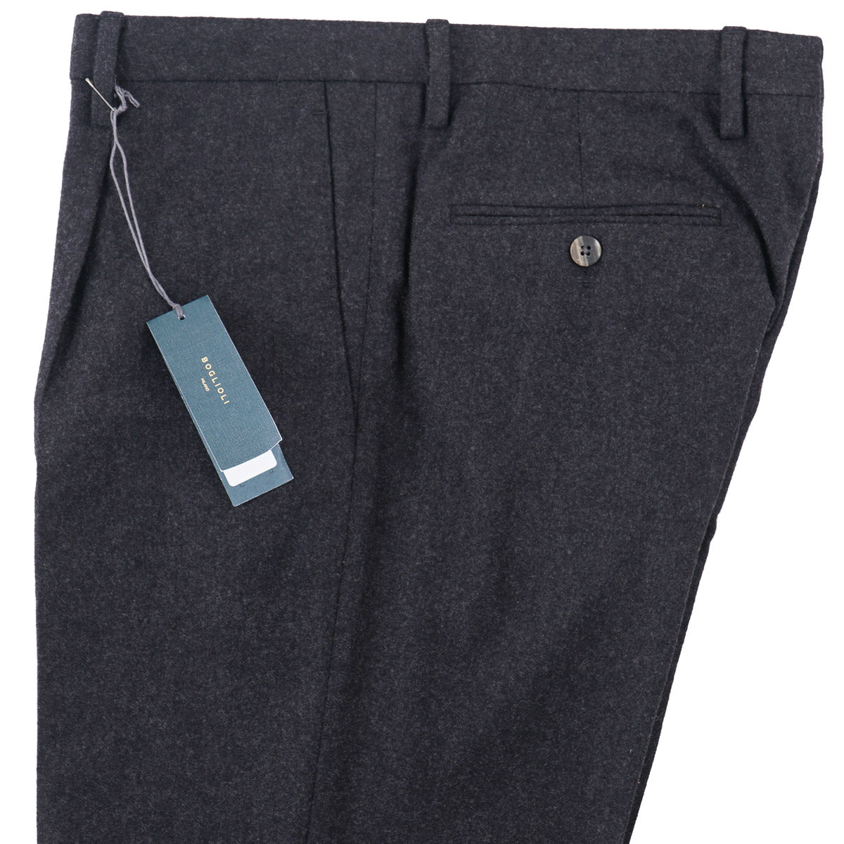 Boglioli Regular-Fit Flannel Wool Pants