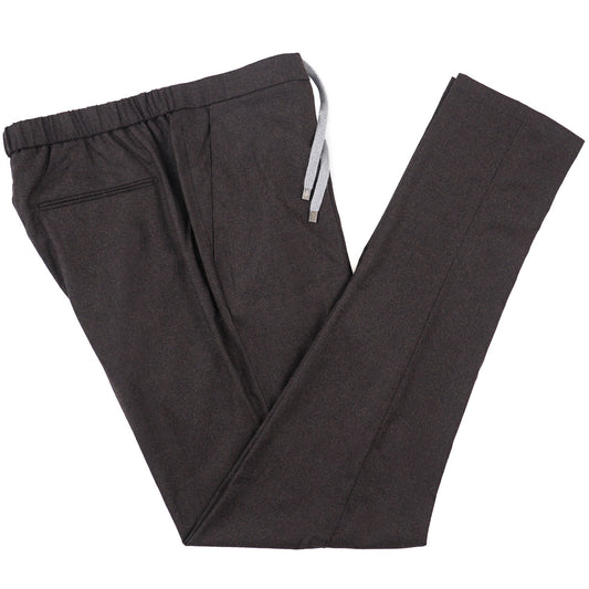 Boglioli Flannel Wool Drawstring Pants