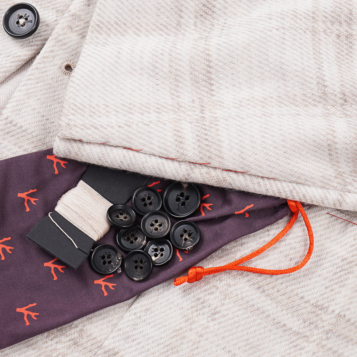 Isaia 'Domenico' Jersey Wool-Silk Sport Coat