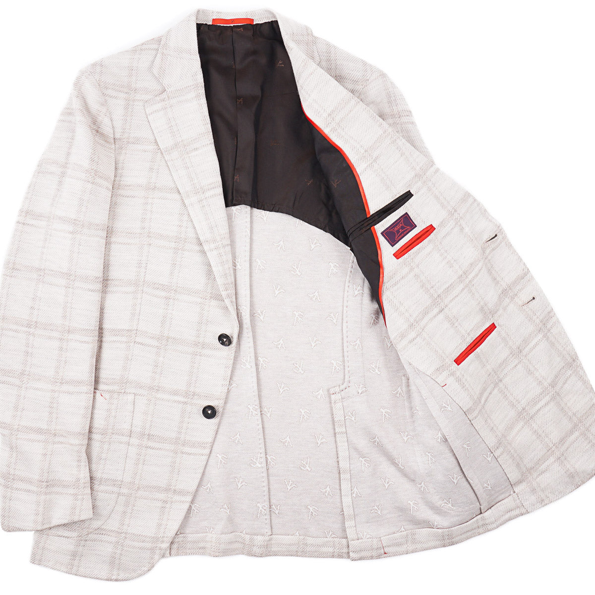 Isaia 'Domenico' Jersey Wool-Silk Sport Coat
