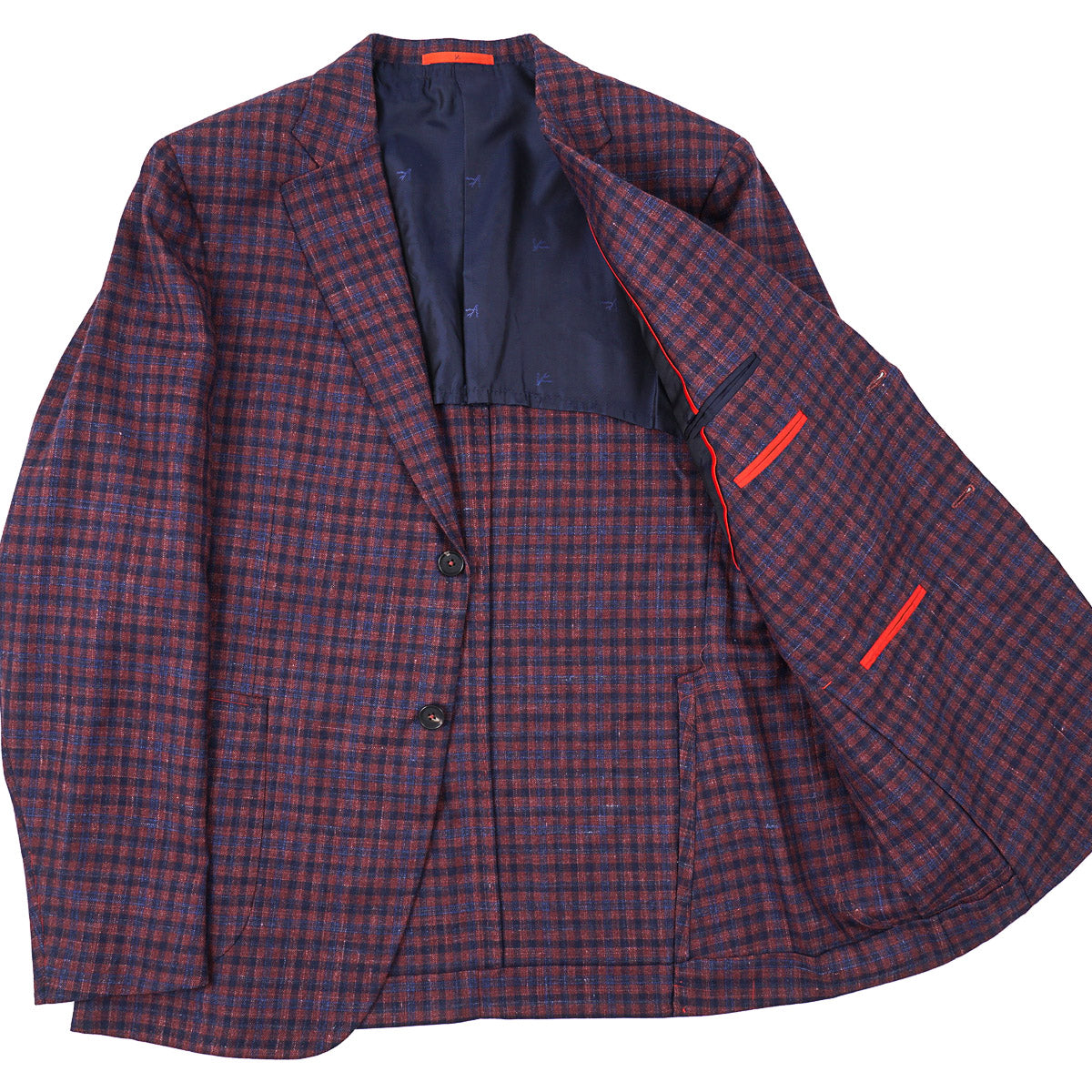 Isaia Wool-Cashmere-Silk-Linen Sport Coat