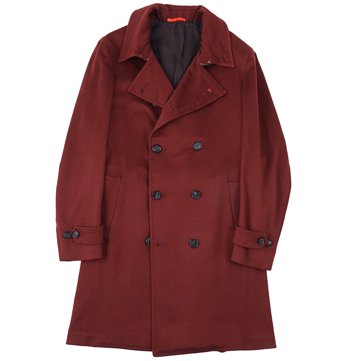 Isaia Soft 'Aqua Cashmere' Overcoat