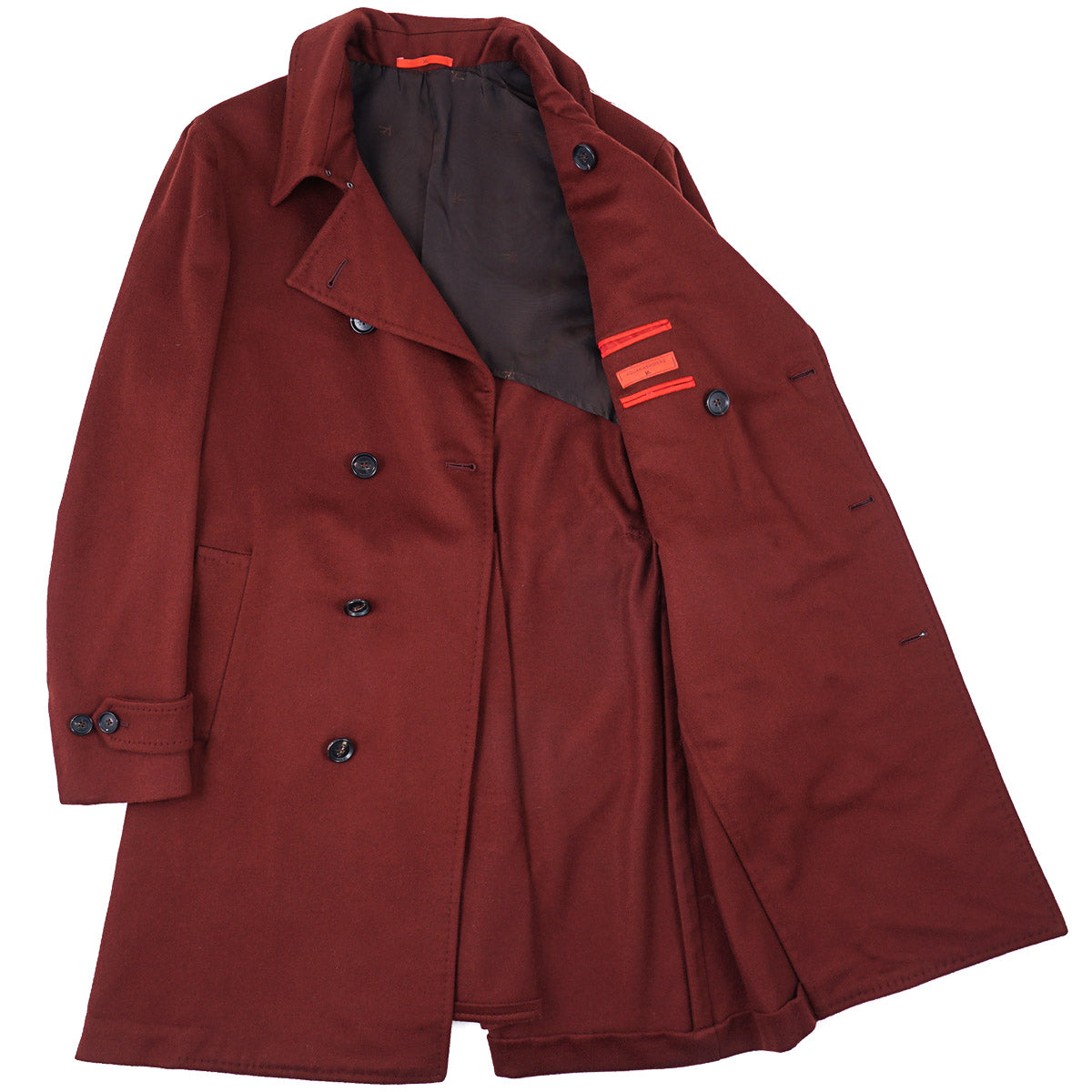 Isaia Soft 'Aqua Cashmere' Overcoat
