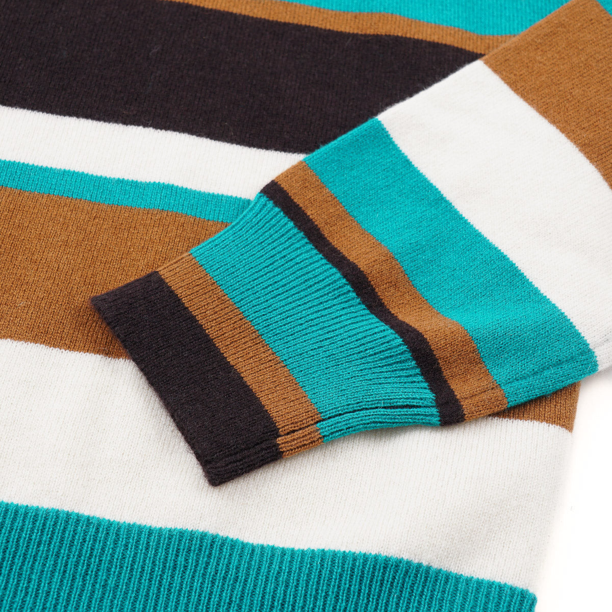Drumohr Multi-Striped Cashmere Sweater - Top Shelf Apparel