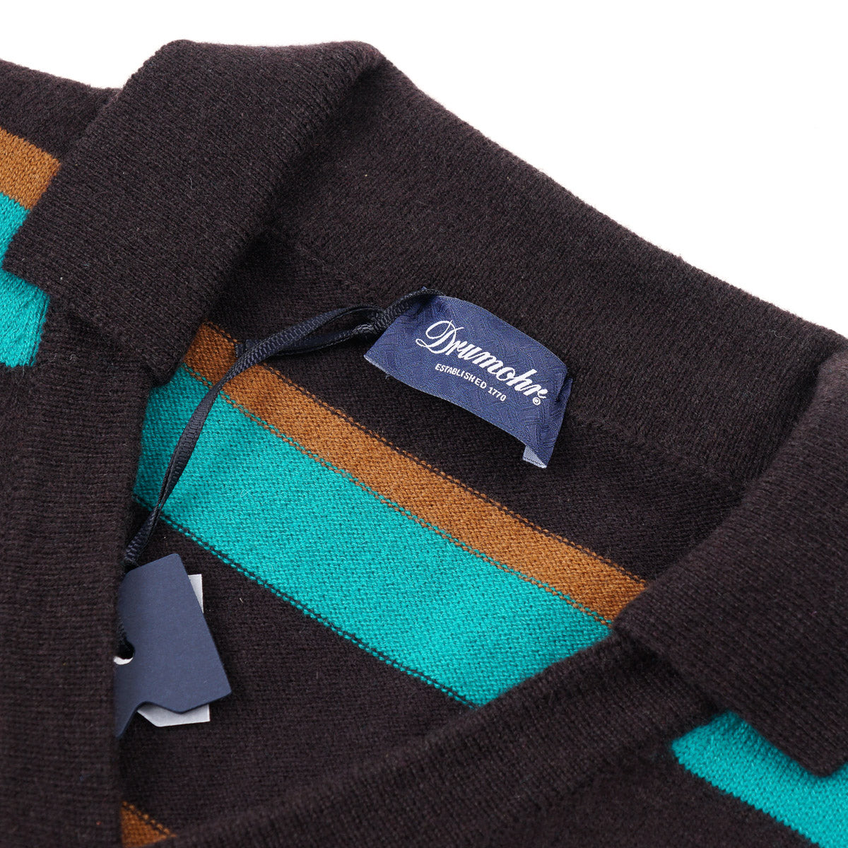 Drumohr Multi-Striped Cashmere Sweater - Top Shelf Apparel