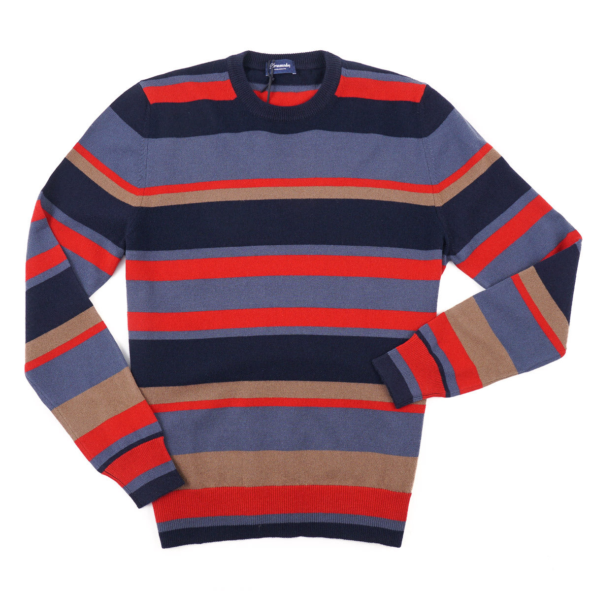 Drumohr Multi-Striped Cashmere Sweater - Top Shelf Apparel