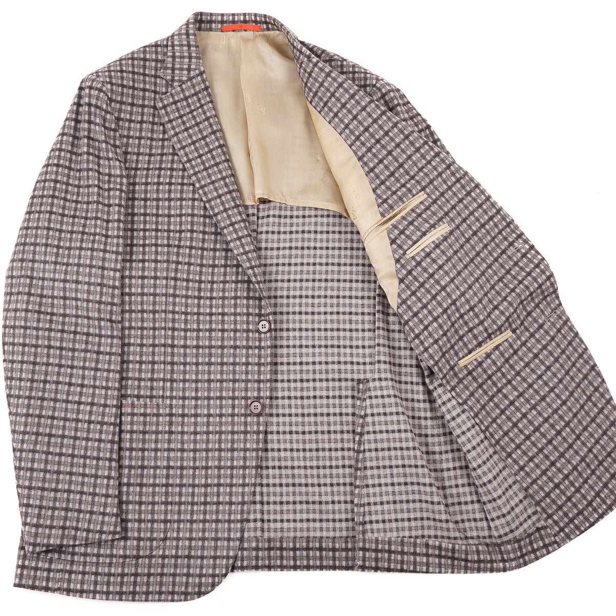 Isaia Flannel Wool-Cashmere Sport Coat - Top Shelf Apparel