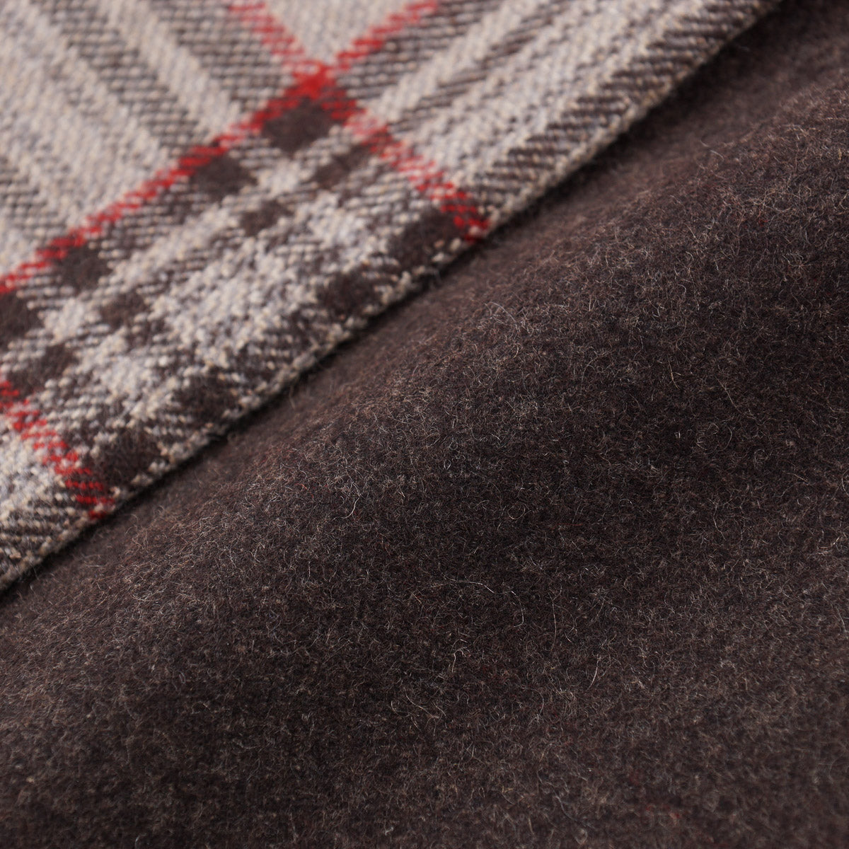 Kiton Woven Check Cashmere Overcoat - Top Shelf Apparel