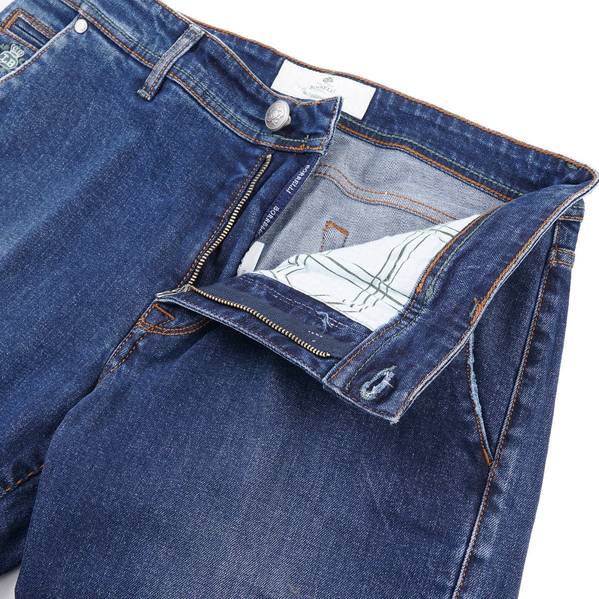 Luigi Borrelli Slim Straight Denim Jeans - Top Shelf Apparel