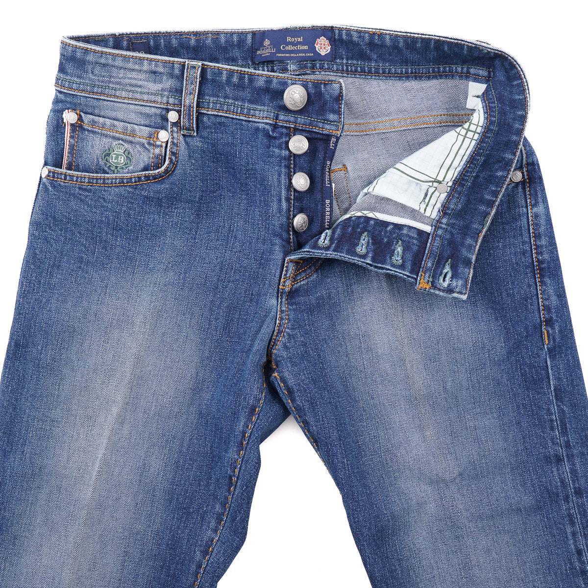 Borrelli Royal Collection Selvedge Jeans - Top Shelf Apparel
