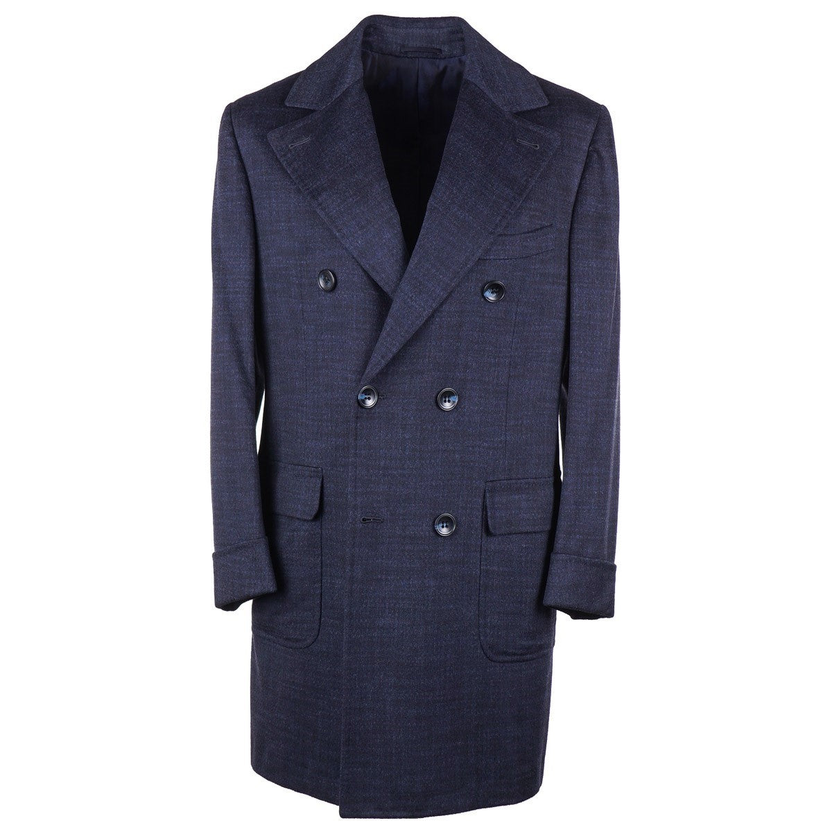 Kiton Blue Check Cashmere Overcoat – Top Shelf Apparel