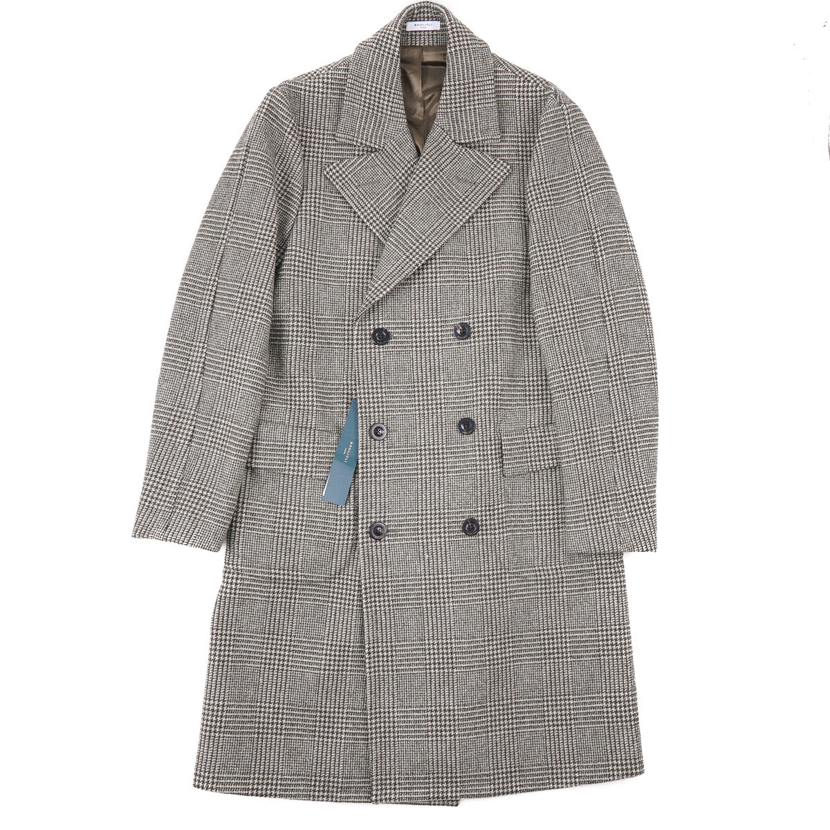 Boglioli Glen Check Wool Overcoat - Top Shelf Apparel