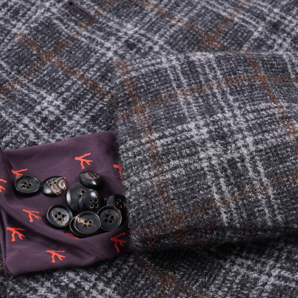 Isaia Wool and Baby Llama Sport Coat