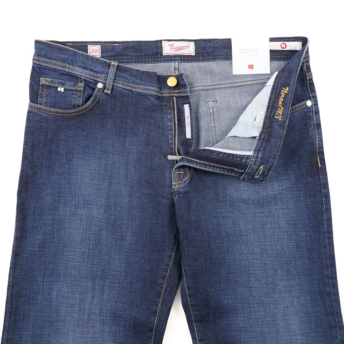 Marco Pescarolo Straight Fit Denim Jeans - Top Shelf Apparel