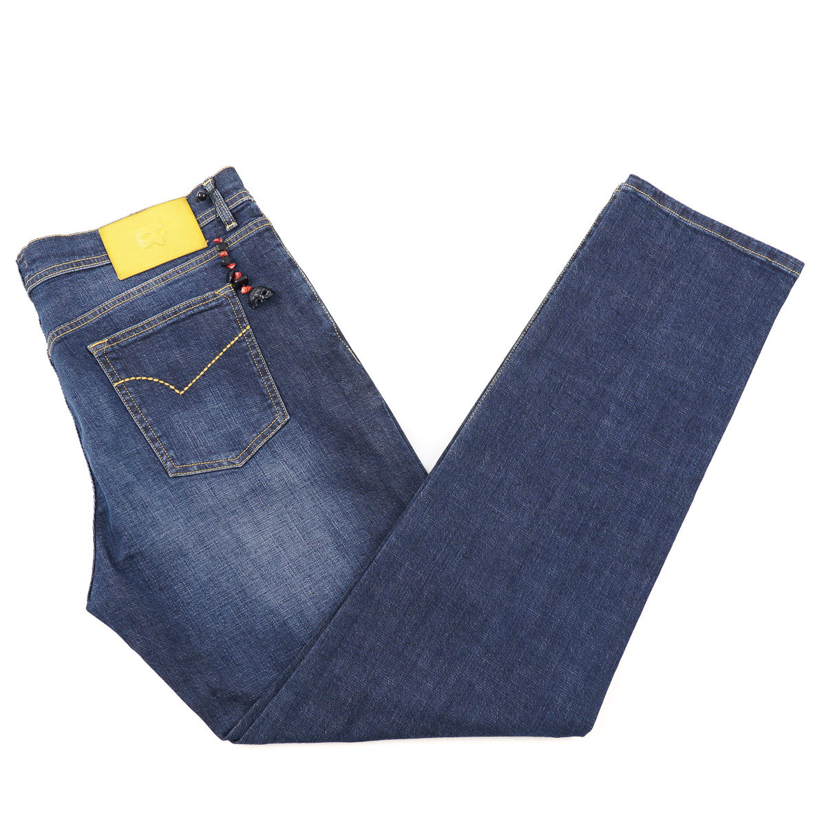 Marco Pescarolo Straight Fit Denim Jeans - Top Shelf Apparel