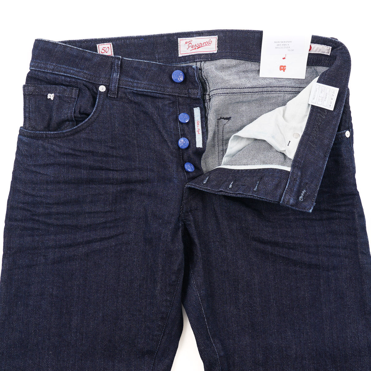 Marco Pescarolo Rinsed Selvedge Denim Jeans - Top Shelf Apparel