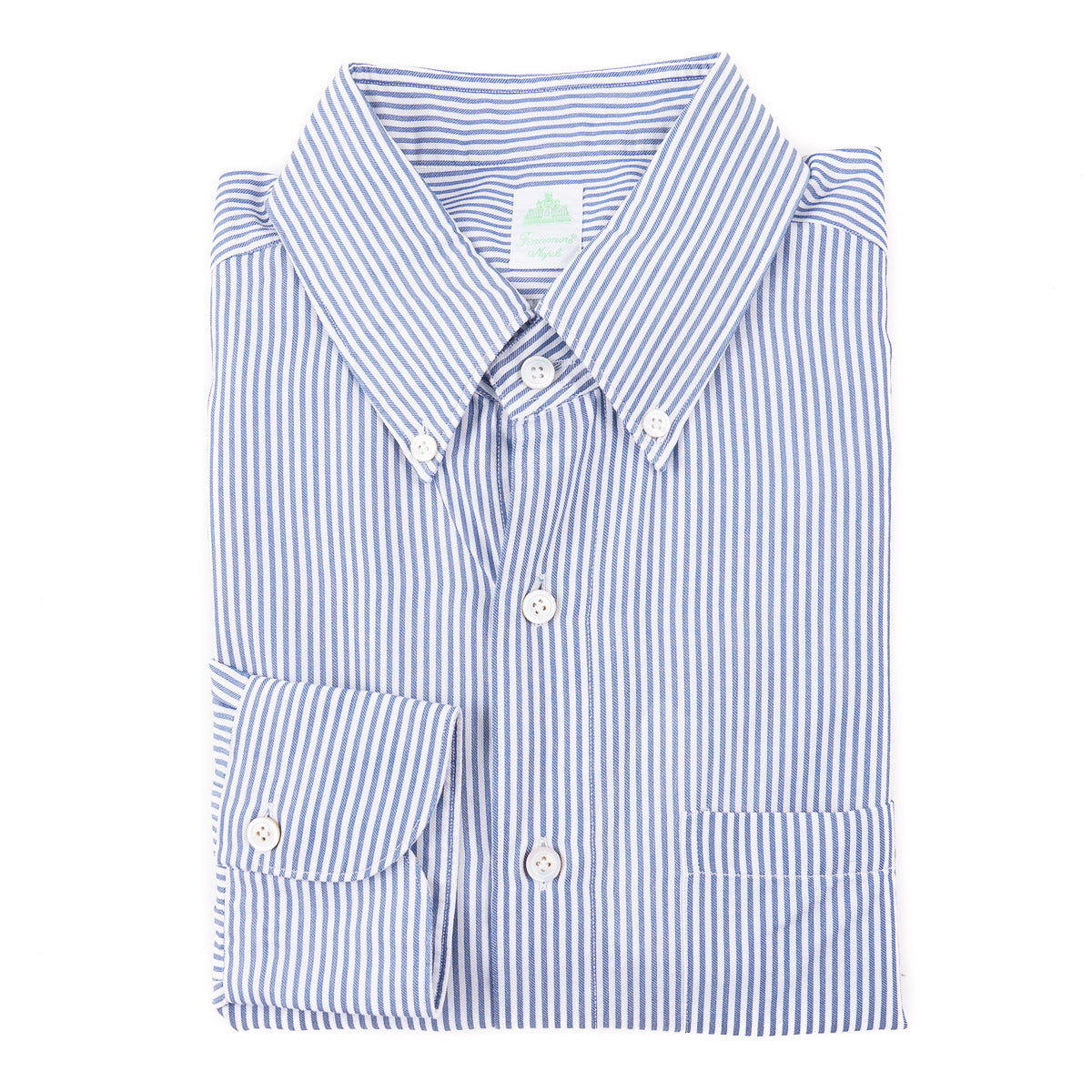 Finamore Slim-Fit Cotton Dress Shirt - Top Shelf Apparel