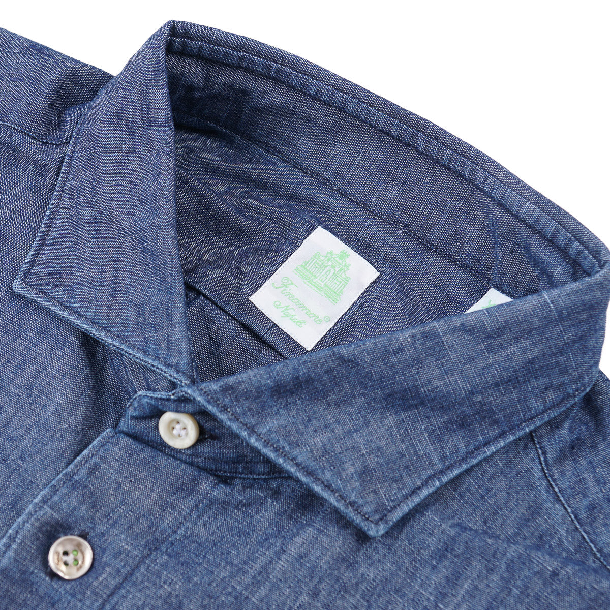 Finamore Regular-Fit Denim Shirt - Top Shelf Apparel