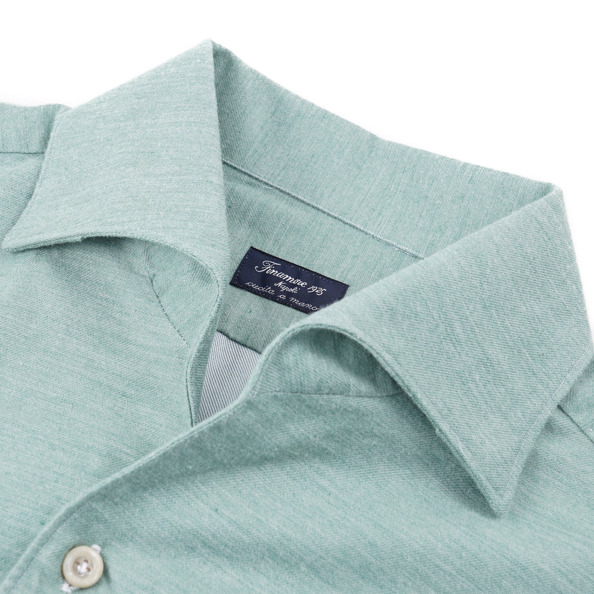 Finamore Riva Cotton and Cashmere Shirt - Top Shelf Apparel