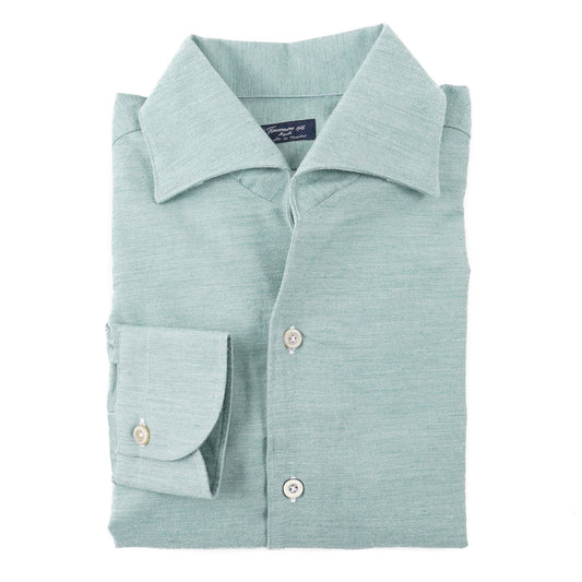 Finamore Riva Cotton and Cashmere Shirt - Top Shelf Apparel