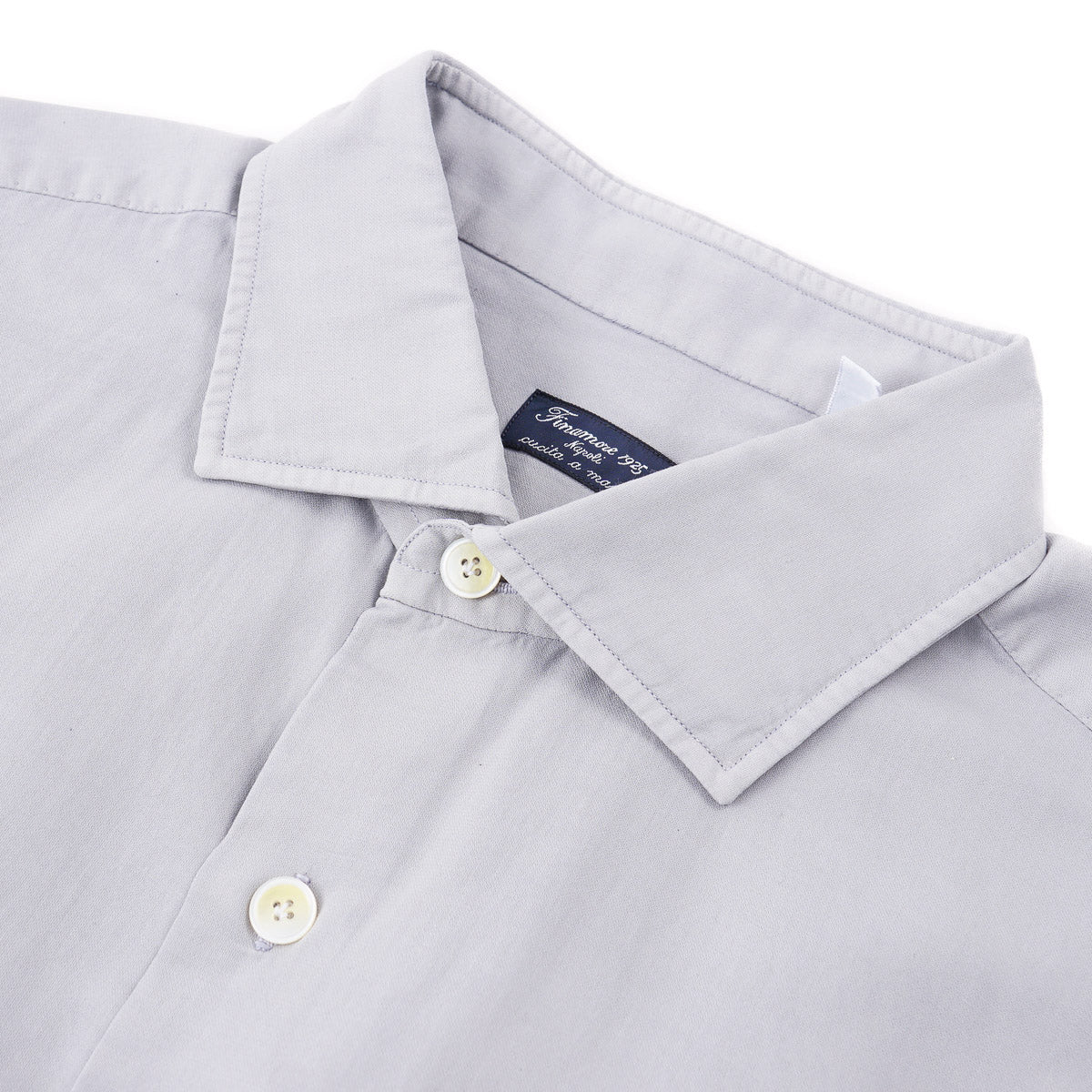 Finamore Riva Cotton and Cashmere Shirt - Top Shelf Apparel