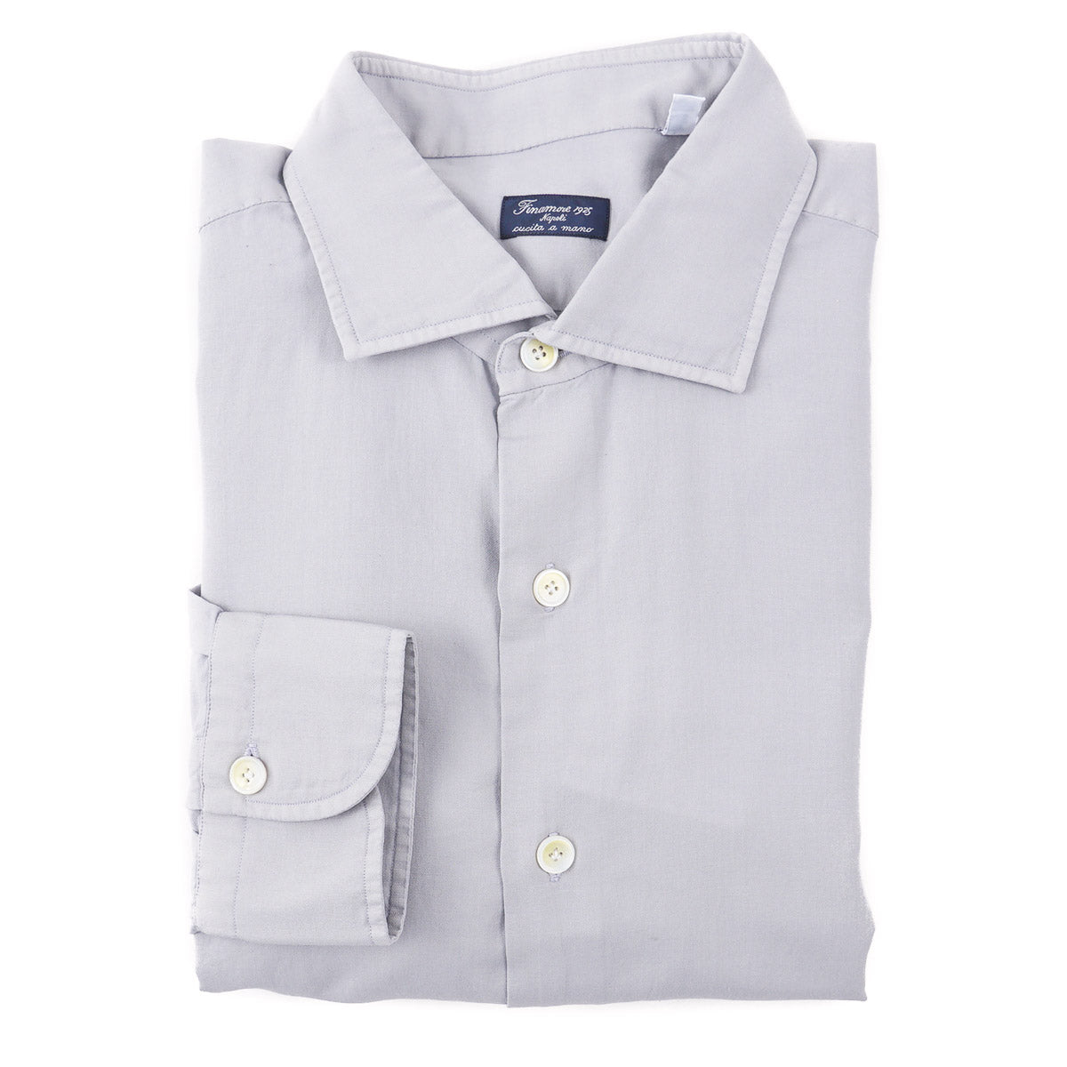 Finamore Riva Cotton and Cashmere Shirt - Top Shelf Apparel