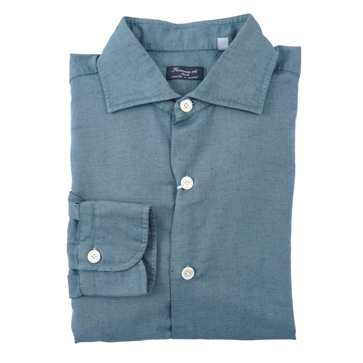 Finamore Riva Cotton and Cashmere Shirt - Top Shelf Apparel