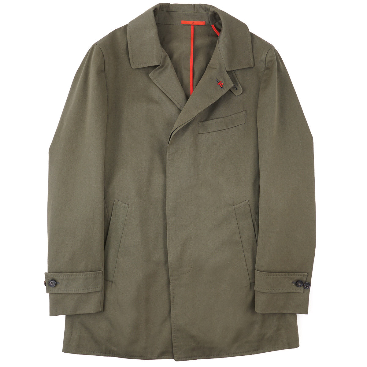 Isaia 'Portofino' Cotton Trench Coat - Top Shelf Apparel