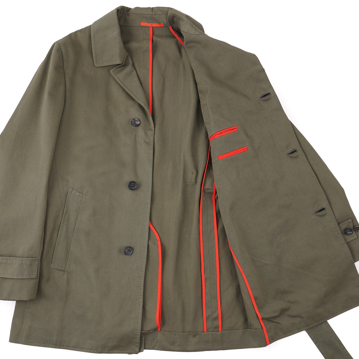 Isaia 'Portofino' Cotton Trench Coat - Top Shelf Apparel