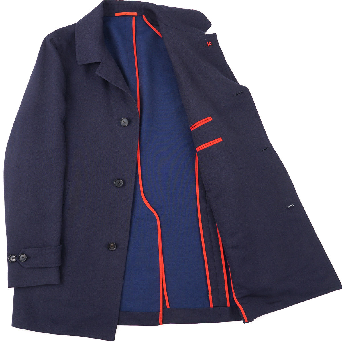 Isaia Wool-Cashmere Walking Coat - Top Shelf Apparel