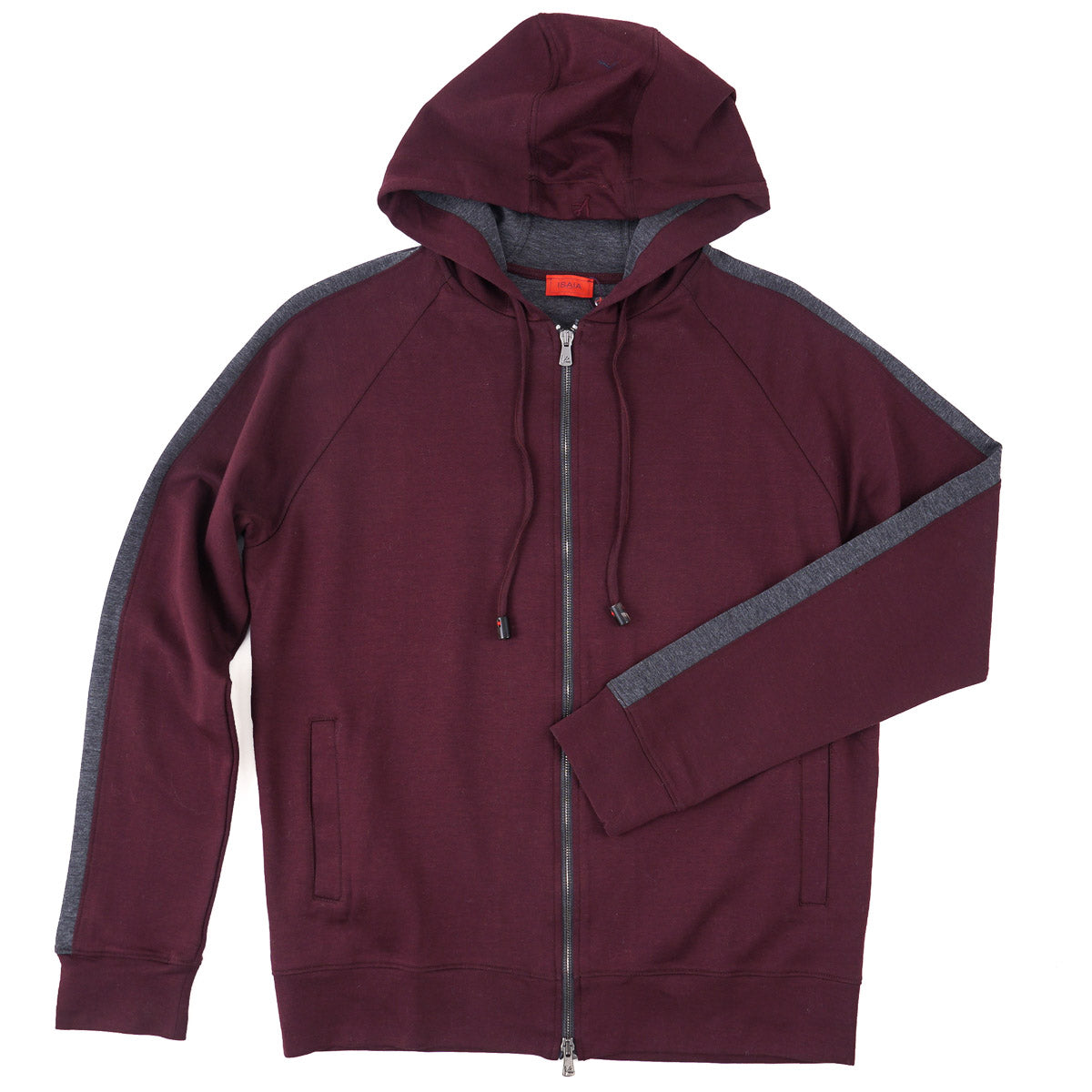 Isaia Full-Zip Cotton Sweatshirt