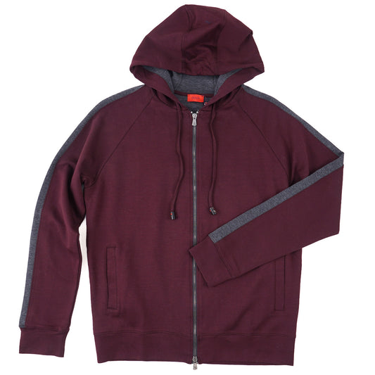 Isaia Full-Zip Cotton Sweatshirt