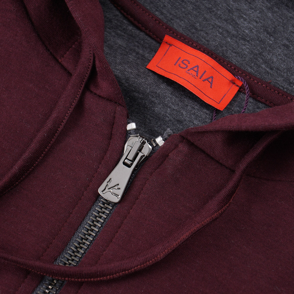 Isaia Full-Zip Cotton Sweatshirt