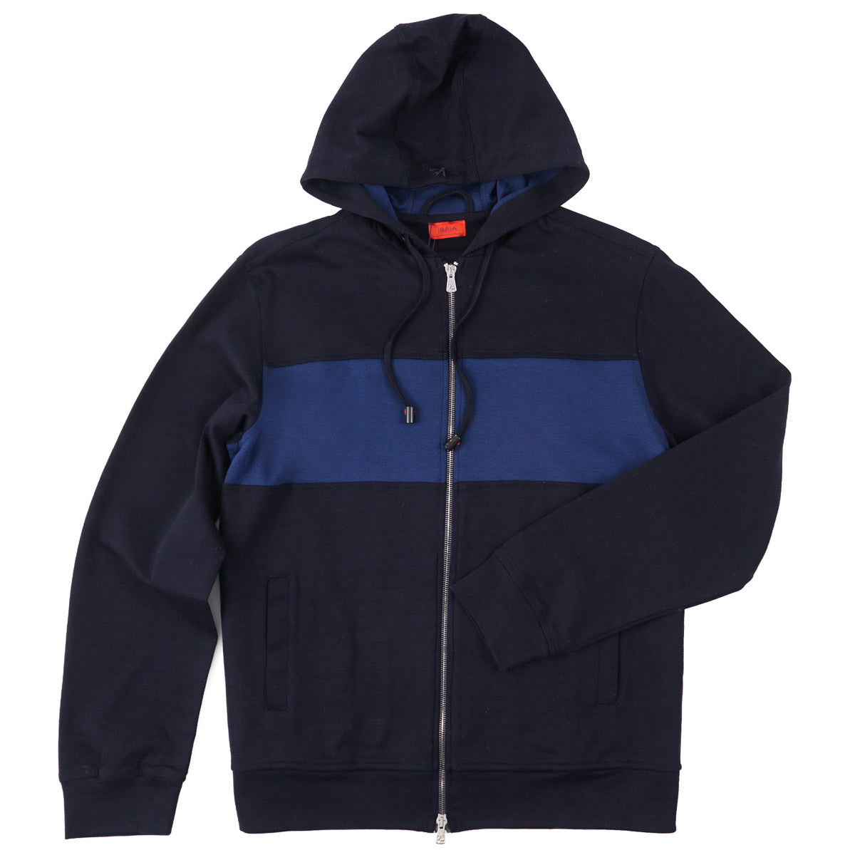 Isaia Full-Zip Hooded Sweatshirt