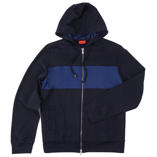 Isaia Full-Zip Hooded Sweatshirt