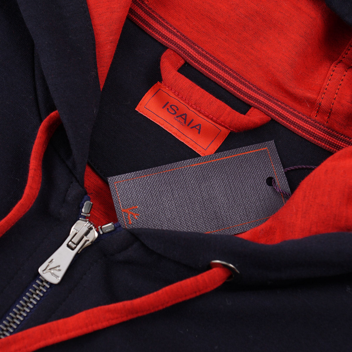 Isaia Full-Zip Hooded Sweatshirt